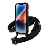 Karl Lagerfeld iPhone 14 Deksel Crossbody Strap Svart