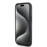 Karl Lagerfeld iPhone 15 Deksel Quilted K Pattern Svart