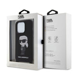 Karl Lagerfeld iPhone 15 Deksel Ikonik Crossbody Svart