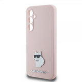 Karl Lagerfeld Samsung Galaxy S23 FE Deksel Liquid Silicone Choupette Rosa