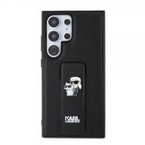 Karl Lagerfeld Samsung Galaxy S24 Ultra Grip & Stand Saffiano Svart