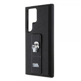 Karl Lagerfeld Samsung Galaxy S24 Ultra Grip & Stand Saffiano Svart