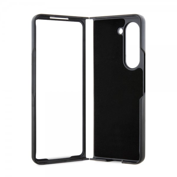 Karl Lagerfeld Samsung Galaxy Z Fold 5 Deksel NFT Karl & Choupette Pin Saffiano Svart