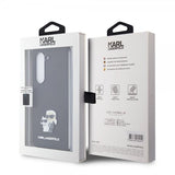 Karl Lagerfeld Samsung Galaxy Z Fold 5 Deksel NFT Karl & Choupette Pin Saffiano Svart
