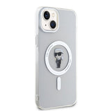 Karl Lagerfeld iPhone 15 Plus Deksel Ikonik MagSafe Transparent
