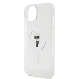 Karl Lagerfeld iPhone 15 Plus Deksel Ikonik MagSafe Transparent