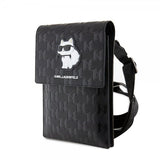 Karl Lagerfeld Wallet Phone Pouch Monogram Choupette Svart