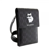 Karl Lagerfeld Wallet Phone Pouch Monogram Choupette Svart