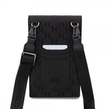 Karl Lagerfeld Wallet Phone Pouch Monogram Ikonik Svart