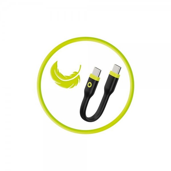 Mobile Origin Kompakt USB-C Kabel 10 cm Svart