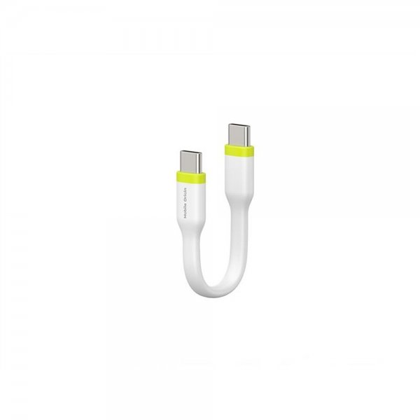 Mobile Origin Kompakt USB-C Kabel 10 cm Hvit