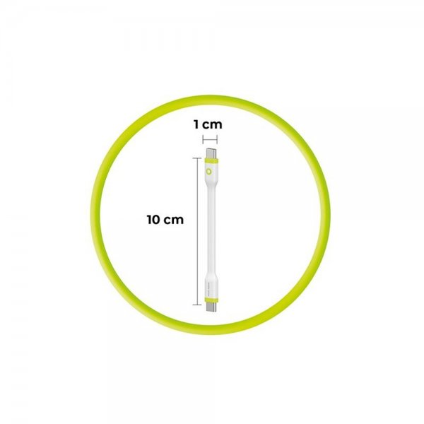 Mobile Origin Kompakt USB-C Kabel 10 cm Hvit