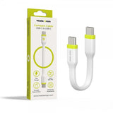 Mobile Origin Kompakt USB-C Kabel 10 cm Hvit