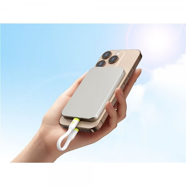 Mobile Origin Kompakt USB-C Kabel 10 cm Hvit