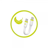 Mobile Origin Kompakt USB-C Kabel 10 cm Hvit