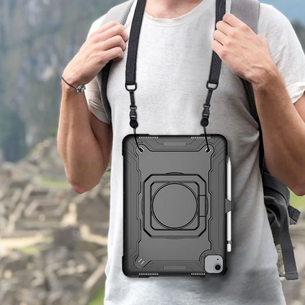 Armor-X iPad Air 10.9 (gen 4/5) Deksel Rugged Case Kick-stand Folding Grip