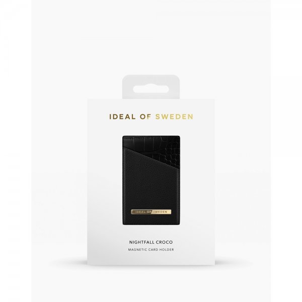 Ideal of Sweden Kortholder Atelier Magnetic Card Holder Nightfall Croco
