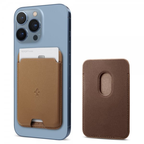 Spigen Kortholder MagSafe Valentinus Brun