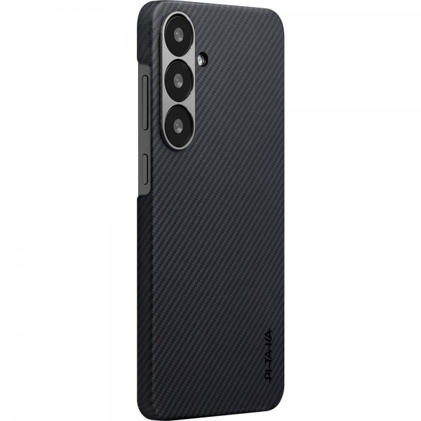 Pitaka Samsung Galaxy S25 Plus Deksel Ultra-Slim Case MagSafe Black/Grey Twill
