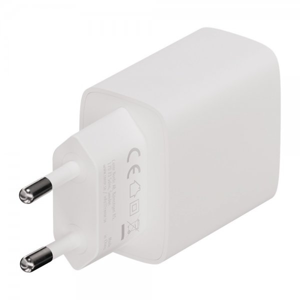 X2O Lader 17W Double USB-A/USB-A Hvit