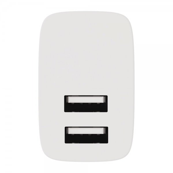 X2O Lader 17W Double USB-A/USB-A Hvit