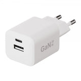 X2O Lader 20W Double USB-C/USB-A GaN Hvit