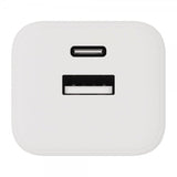 X2O Lader 20W Double USB-C/USB-A GaN Hvit