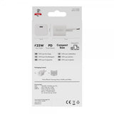 X2O Lader 25W USB-C GaN Hvit