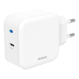 Deltaco Lader 30W USB-C PD Hvit