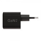X2O Lader 45W Double USB-C GaN Svart