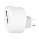 Xqisit Lader 5.4A 2 x USB-A QC 3.0 30W Hvit