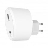 Xqisit Lader 5.4A USB-A & USB-C 30W Hvit