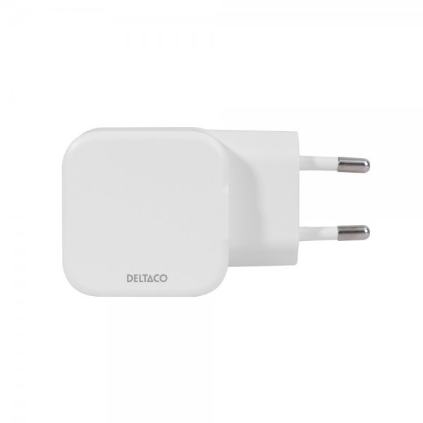 Deltaco Lader Dual USB Wall Charger