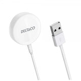 Deltaco Lader til Apple Watch USB-A 1m Hvit