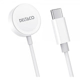 Deltaco Lader til Apple Watch USB-C 1m Hvit