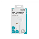 Deltaco Lader til Apple Watch USB-C 1m Hvit