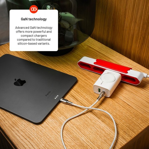 Fixed Lader GaN 33W Apple Watch/USB-C/USB-A
