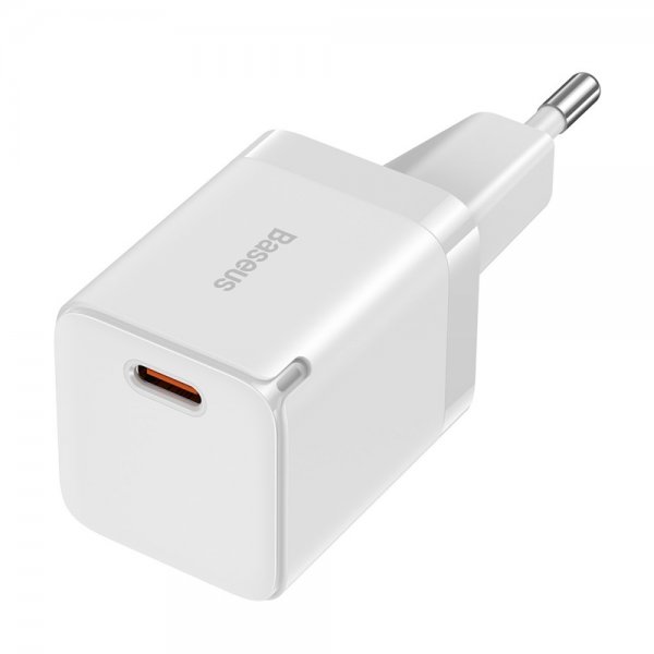 Baseus Lader GaN3 Fast Charger 30W Hvit