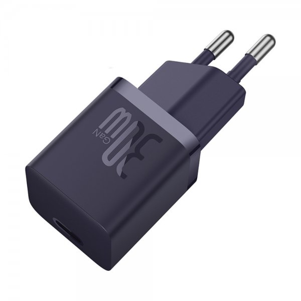Baseus Lader GaN5 Fast Charger Mini 30W Lilla