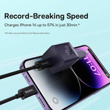Baseus Lader GaN5 Fast Charger Mini 30W Lilla