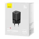 Baseus Lader GaN5 Fast Charger Mini 30W Svart