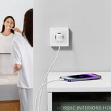 Baseus Lader GaN5 Fast Charger Mini 30W Hvit