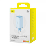 Baseus Lader GaN6 Pro Fast Charger 100W Galaxy Blue