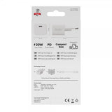 X2O Lader med Kabel 1.2m 20W USB-C GaN Hvit