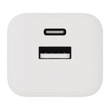 X2O Lader med Kabel 1.2m 35W USB-C/USB-A GaN Hvit