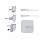 Xtorm Lader 67W GaN-Ultra Travel Charger + USB-C PD Cable