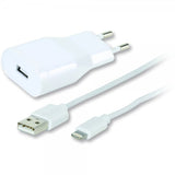 Vivanco Lader med Lightning Kabel 1.2 meter 2.4A Hvit