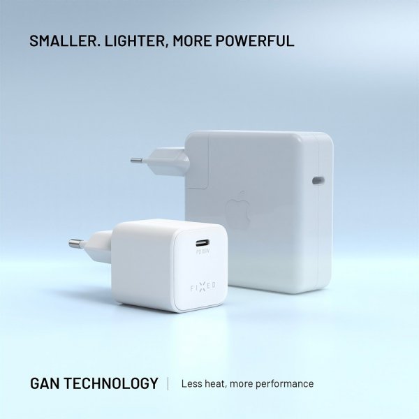 Fixed Lader Mini PD 65W GaN Hvit