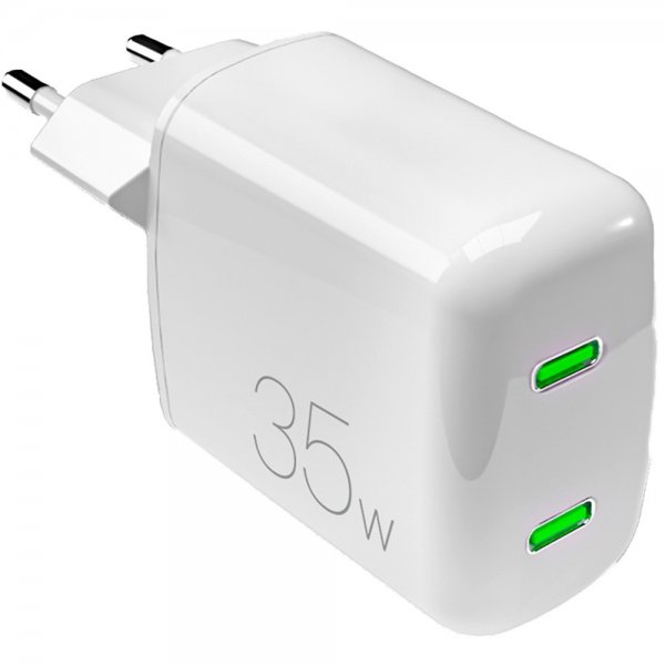 Puro Lader MiniPro Wall Charger 2xUSB-C 35W