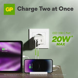 GP Lader PD 20W USB-A + USB-C